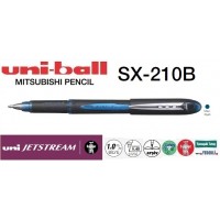 Uniball SX-210B JETSTREAM Mürekkepli 1.0 Roller Hızlı Yazı Kalemi Mavi/Siyah