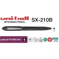 Uniball SX-210B JETSTREAM Mürekkepli 1.0 Roller Hızlı Yazı Kalemi Yeşil/Siyah