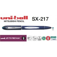 Uniball SX-217 JETSTREAM Mürekkepli 0.7 Roller Hızlı Yazı Kalemi Mavi/Siyah