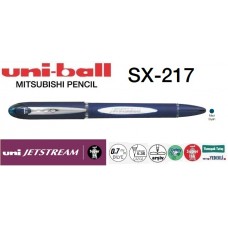 Uniball SX-217 JETSTREAM Mürekkepli 0.7 Roller Hızlı Yazı Kalemi Mavi/Siyah