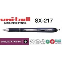 Uniball SX-217 JETSTREAM Mürekkepli 0.7 Roller Hızlı Yazı Kalemi Siyah