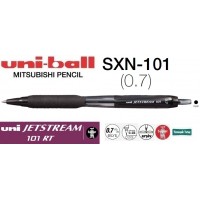 Uniball SXN-101 JETSTREAM STYLE RT Mekanik Mürekkepli 0.7 Roller Hızlı Yazı Kalemi Siyah