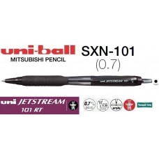 Uniball JETSTREAM STYLE RT SXN-101 (07N) Siyah Mekanik Mürekkepli 0.7 Roller Hızlı Yazı Kalemi 