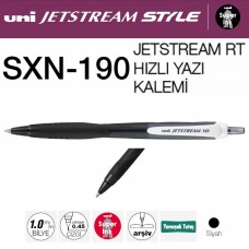 Uniball SXN-190 Siyah JETSTREAM STYLE 1.0 RT Mürekkepli Roller Hızlı Yazı Kalemi