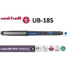 Uniball UB-185 Vision Needle 0.5 İğne Uçlu Kalem Mavi