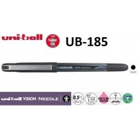 Uniball UB-185 Vision Needle 0.5 İğne Uçlu Kalem Siyah