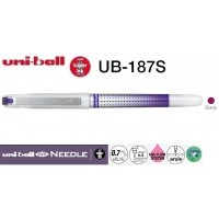 Uniball UB-187S Eye Needle 0.7 İğne Uçlu Kalem Bordo