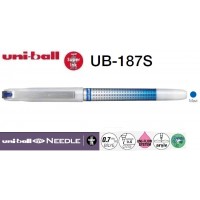 Uniball UB-187S Eye Needle 0.7 İğne Uçlu Kalem Mavi