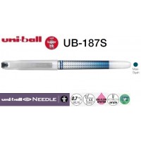Uniball UB-187S Eye Needle 0.7 İğne Uçlu Kalem Mavi/Siyah