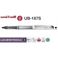 Uniball UB-187S Eye Needle 0.7 İğne Uçlu Kalem Siyah