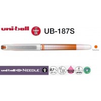 Uniball UB-187S Eye Needle 0.7 İğne Uçlu Kalem Turuncu