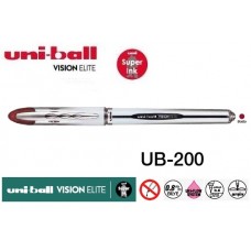 Uniball UB-200 Vision Elite 0.8 Roller Kalem Bordo