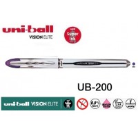 Uniball UB-200 Vision Elite 0.8 Roller Kalem Mor Uniball UB-200 Vision Elite 0.8 Roller Kalem Mor