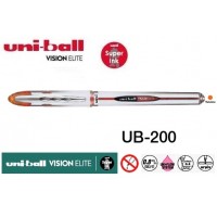 Uniball UB-200 Vision Elite 0.8 Roller Kalem Turuncu Uniball UB-200 Vision Elite 0.8 Roller Kalem Turuncu