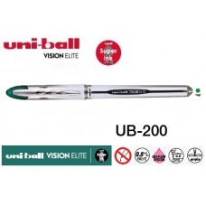 Uniball UB-200 Vision Elite 0.8 Roller Kalem Yeşil Uniball UB-200 Vision Elite 0.8 Roller Kalem Yeşil