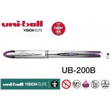 Uniball UB-200B Vision Elite 0.8 Roller Kalem Mor/Siyah Uniball UB-200B Vision Elite 0.8 Roller Kalem Mor/Siyah