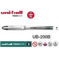 Uniball UB-200B Vision Elite 0.8 Roller Kalem Yeşil/Siyah Uniball UB-200B Vision Elite 0.8 Roller Kalem Yeşil/Siyah