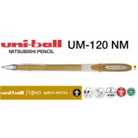 Uniball UM-120NM Signo Noble Metal 0.8 Jel Kalem Altın Uniball UM-120NM Signo Noble Metal 0.8 Jel Kalem Altın