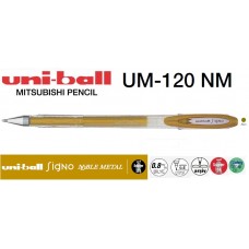 Uniball UM-120NM Signo Noble Metal 0.8 Jel Kalem Altın Uniball UM-120NM Signo Noble Metal 0.8 Jel Kalem Altın