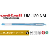 Uniball UM-120NM Signo Noble Metal 0.8 Jel Kalem Mavi Uniball UM-120NM Signo Noble Metal 0.8 Jel Kalem Mavi