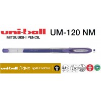 Uniball UM-120NM Signo Noble Metal 0.8 Jel Kalem Mor Uniball UM-120NM Signo Noble Metal 0.8 Jel Kalem Mor