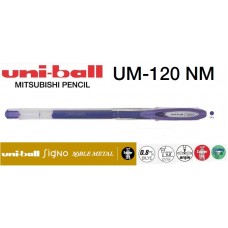 Uniball UM-120NM Signo Noble Metal 0.8 Jel Kalem Mor Uniball UM-120NM Signo Noble Metal 0.8 Jel Kalem Mor