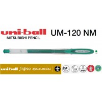 Uniball UM-120NM Signo Noble Metal 0.8 Jel Kalem Yeşil Uniball UM-120NM Signo Noble Metal 0.8 Jel Kalem Yeşil
