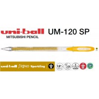 Uniball UM-120SP Signo Sparkling 1.0 Jel Kalem Altın Uniball UM-120SP Signo Sparkling 1.0 Jel Kalem Altın