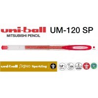 Uniball UM-120SP Signo Sparkling 1.0 Jel Kalem Kırmızı Uniball UM-120SP Signo Sparkling 1.0 Jel Kalem Kırmızı