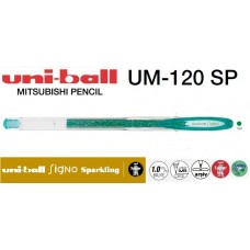 Uniball UM-120SP Signo Sparkling 1.0 Jel Kalem Yeşil Uniball UM-120SP Signo Sparkling 1.0 Jel Kalem Yeşil