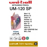 Uniball UM-120SP/8D Signo Sparkling 1.0 Jel Kalem 96'Lı Set Uniball UM-120SP/8D Signo Sparkling 1.0 Jel Kalem 96'Lı Set