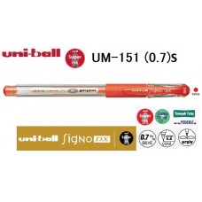 Uniball UM-151 Signo Gel Grıp 0.7 Jel Kalem Kırmızı