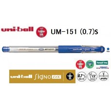 Uniball UM-151 Signo Gel Grıp 0.7 Jel Kalem Mavi