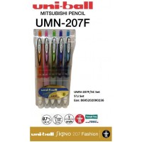 Uniball UMN-207F/5C Signo 0.7 Mekanik Jel Kalem 5'Li Set Uniball UMN-207F/5C Signo 0.7 Mekanik Jel Kalem 5'Li Set