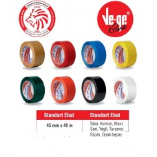 VE-GE Aslan Ambalaj Bandı 45 mm x 40 m Opak/Beyaz