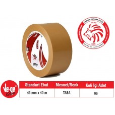 VE-GE Aslan Ambalaj Bandı 45 mm x 40 m Taba (96 Adet/Koli)
