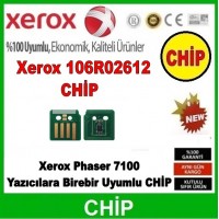 Xerox 106R02612 CHİP Siyah (Toner Kartuşu için) 5000 Sayfa, Phaser 7100