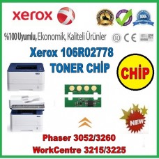 Xerox 106R02778 CHİP Toner Kartuşu İçin, Xerox Phaser 3052/3260-WC3215/3225 Xerox 106R02778 CHİP Toner Kartuşu İçin, Xerox Phaser 3052/3260-WC3215/3225