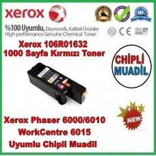 Xerox 106R01632 Kırmızı Muadil Japanese Toner Kartuşu 1000 Sayfa,Xerox Phaser 6000,6010,WC6015 