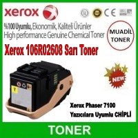 Xerox 106R02608 Sarı Muadil Premium Toner Kartuşu 4500 Sayfa,Phaser 7100