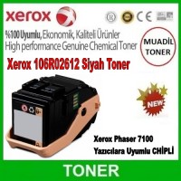 Xerox 106R02612 Siyah Muadil Premium Toner Kartuşu 5000 Sayfa,Phaser 7100
