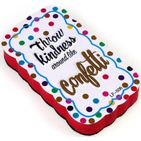 ZİZU LF-506 Mıknatıslı Yazı Tahtası Silgisi丨Confetti